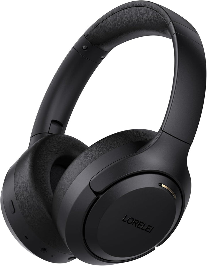 LORELEI QC60 Hybrid Active Noise Cancenlling Headphones,Wireless Over Ear Bluetooth Headsets with Mi