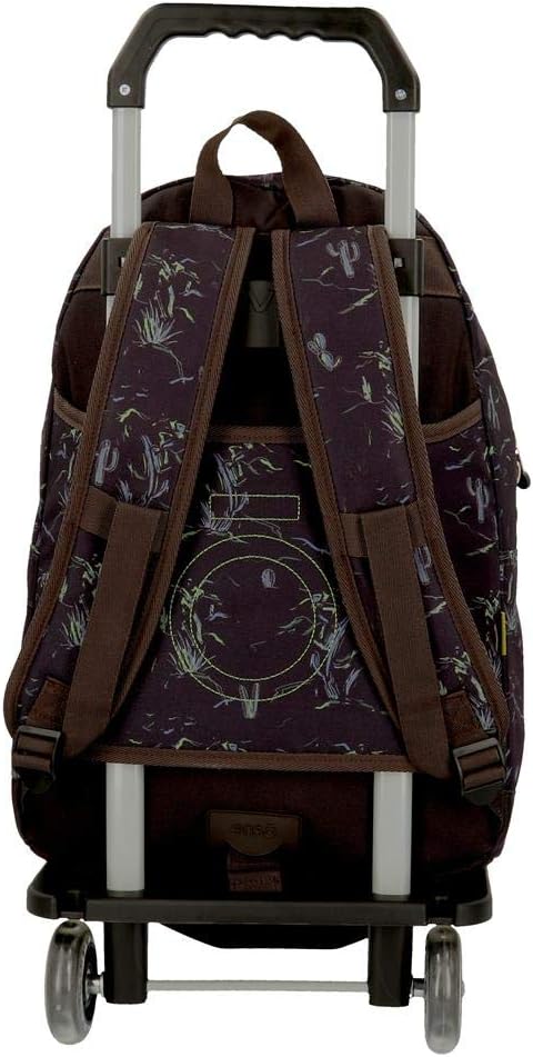 Enso West Rucksack mit Trolley Schwarz 31x42x15 cms Polyester 23.94L Rucksack 44 Trolley, Rucksack 4