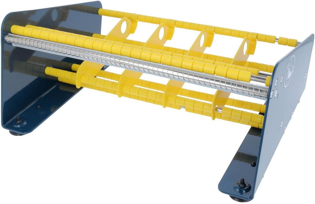 TE-Office Etikettenspender Labelspender aus Stahl für Haftetiketten Tischgerät manuell bis 315 mm in