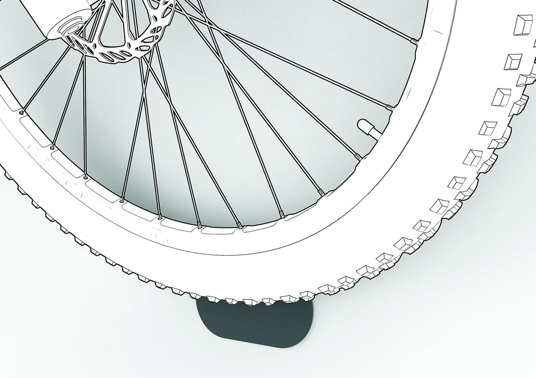 Meliconi MyBike Universal-Fahrradreifen-Wandhalterung, Wand-Fahrradständerfür den Innen- und Aussenb