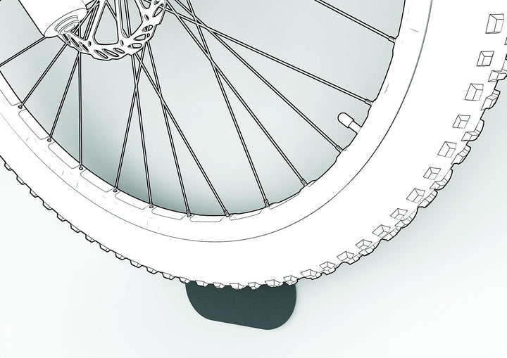 Meliconi MyBike Universal-Fahrradreifen-Wandhalterung, Wand-Fahrradständerfür den Innen- und Aussenb