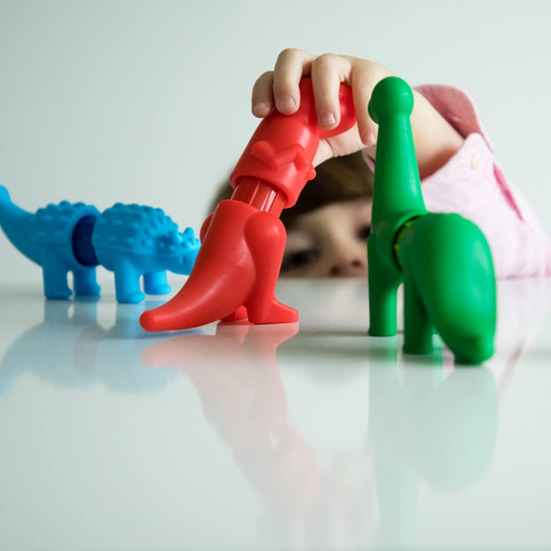 SMARTMAX - My First Dinosaurs, Magnetic Discovery Play Set, 14 Pieces, 1-5 Years Einzelbett, Einzelb