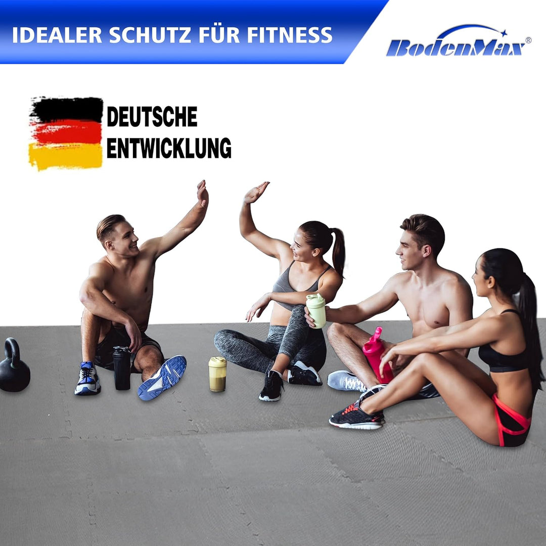 Bodenschutzmatte Sportmatte Puzzlematte Fitnessmatte rutschfest Bodenschutz Pool Unterlegmatte | 58x