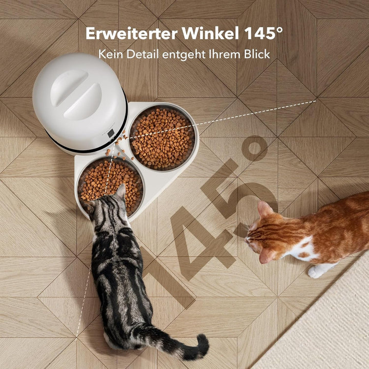 PETLIBRO 5L Futterautomat Katze mit 1080P Kamera - 5G WiFi Futterspender Hund mit APP & Nachtsicht,