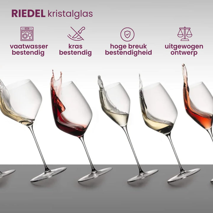 RIEDEL Weissweinglas-Set, Vorteilsset, 8-teilig, für Weissweine wie Chardonnay und Viognier, 350 ml,
