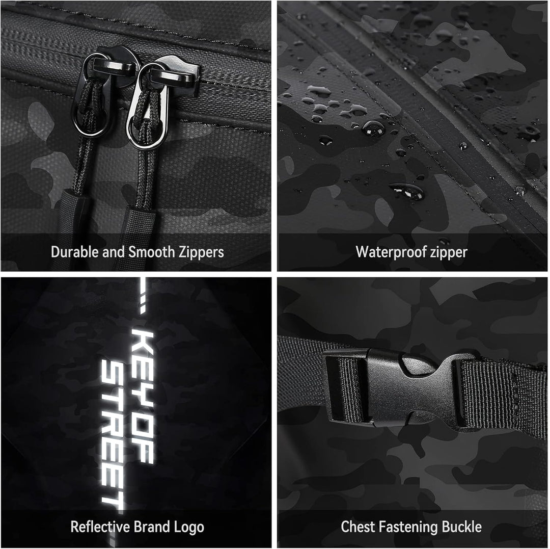 Motorradrucksäcke für Herren, wasserdichter Helmrucksack, Motorradzubehör, Laptoptaschen, Reiserucks