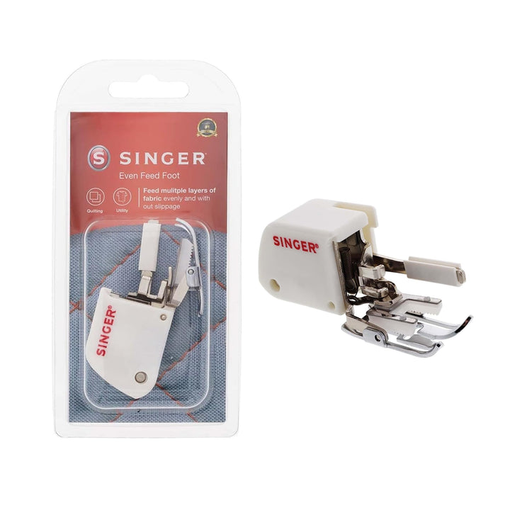 SINGER Even Feed Nähfuss – Gabel, perfekt für passende Streifen und Plaids, Quilten und Nähen mit Fl