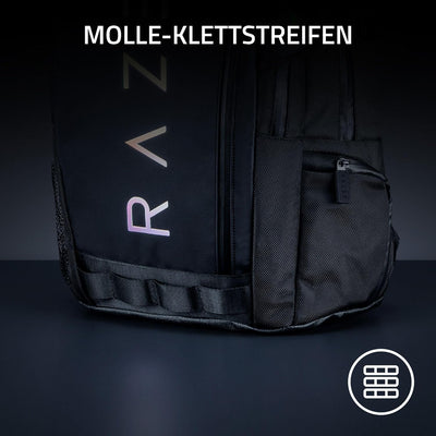 Razer Rogue V3 Backpack (15.6") - Kompakter Reise Rucksack (Fach für Laptop bis 15 Zoll, Abriebfest,