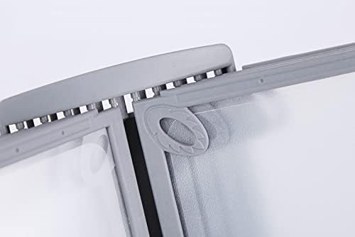 TUKA-i-AKUT Tisch-Sichttafel Aufsteller mit 10 Sichttafeln, DIN A4 Desktop Sichttafel System, Sichtt