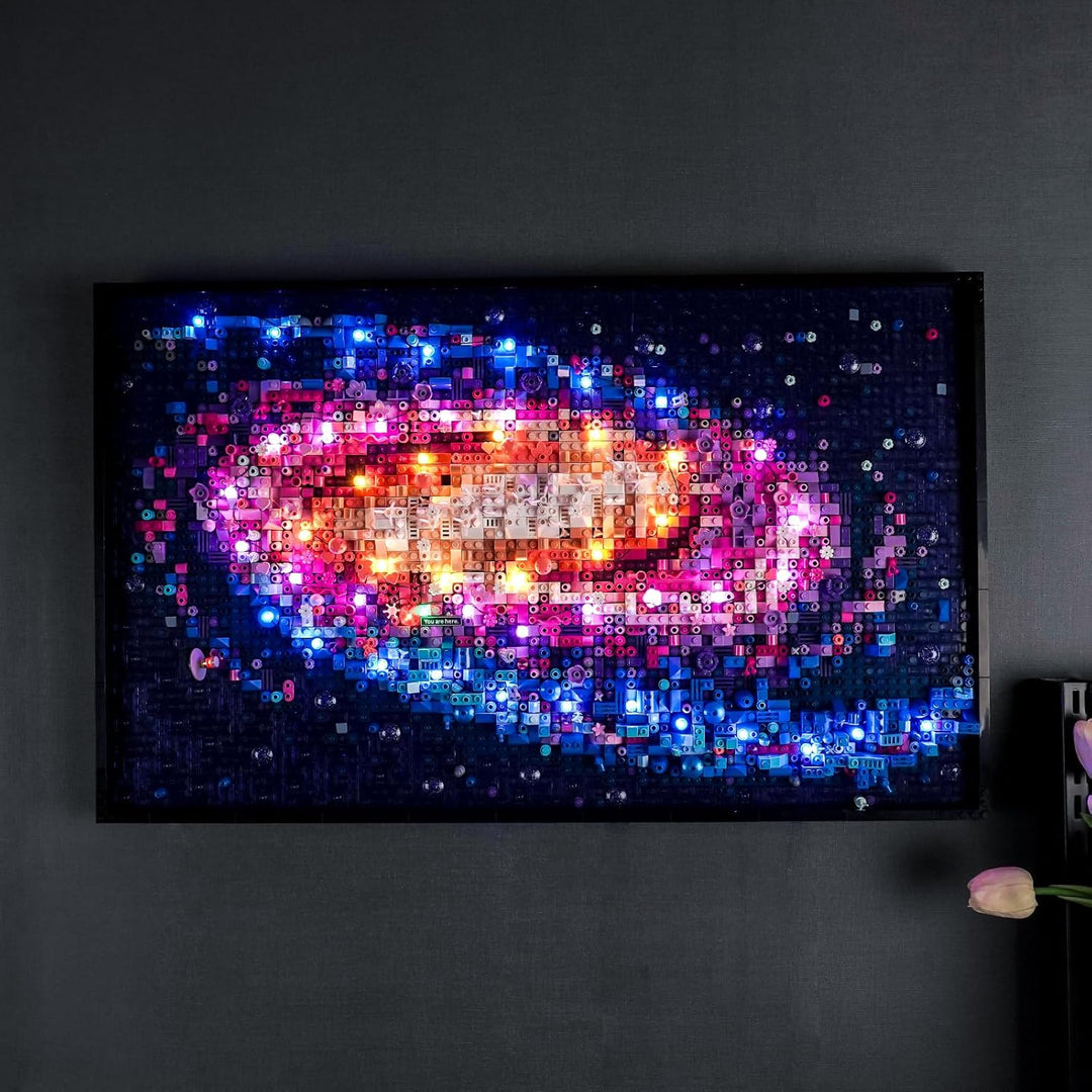 Fernbedienung Licht-Kit für Lego The Milky Way Galaxy 31212, Led Beleuchtungs Set für Kreative Spiel
