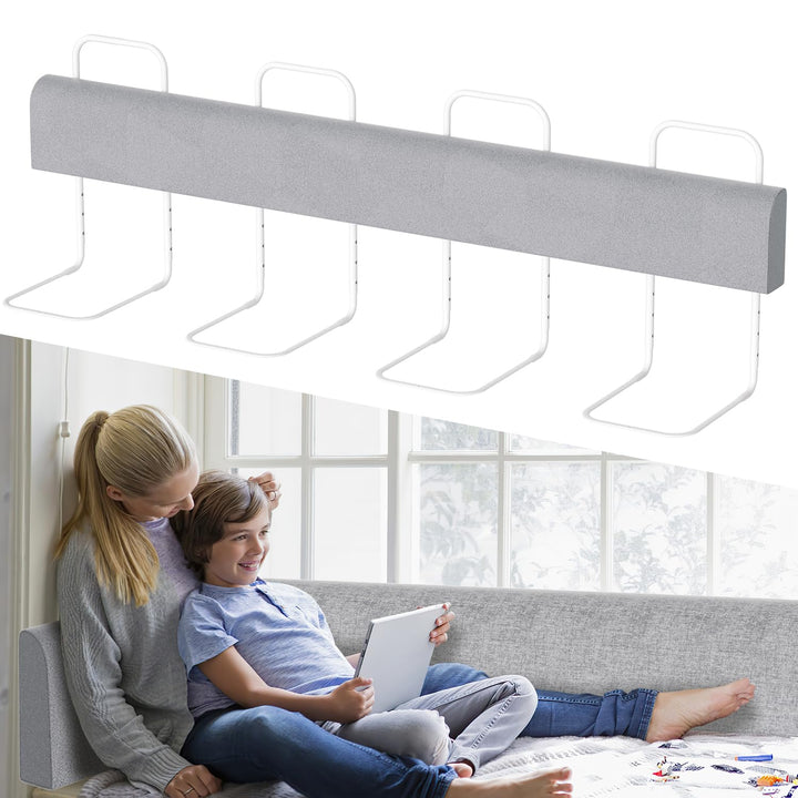 Ikodm Bettgitter rausfallschutz Bett 200cm Bettschutzgitter für Kinder Höhenverstellbar Bettkantensc
