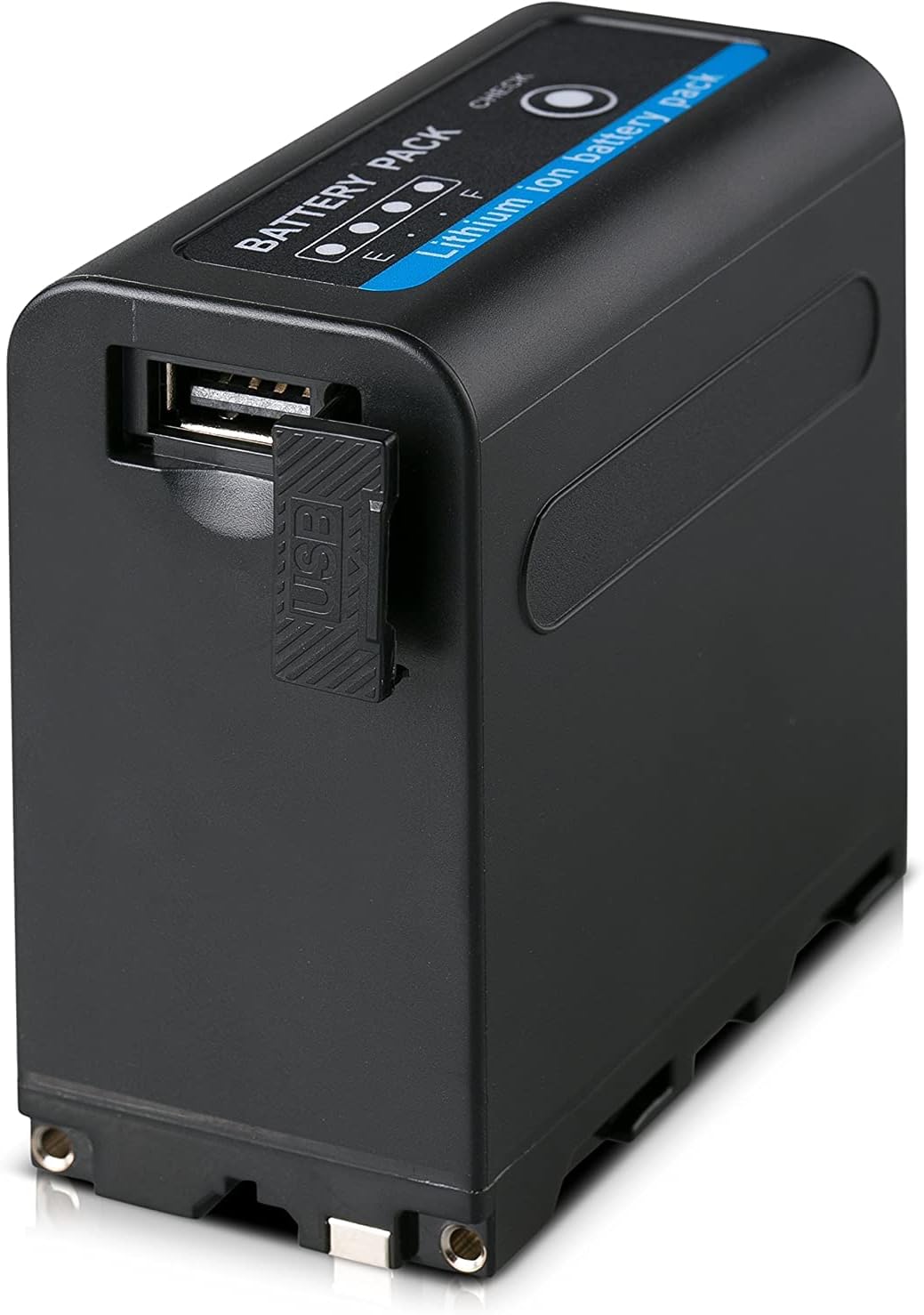Blumax 2X Akku NP-F980 / NP-F990 LG Zellen 10050mAh + Turbo-Ladegerät | kompatibel mit Sony NP-F750
