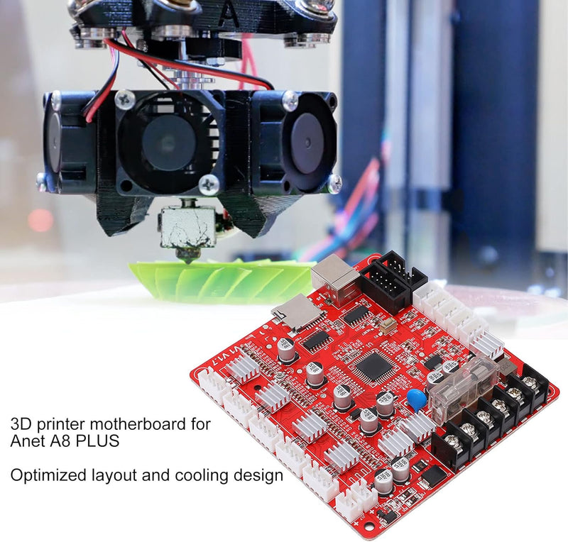 3D-Drucker-Motherboard PWM, für Anet A8 PLUS Mainboard 3D-Drucker-Steuerplatine 3-Wege-Ausgang Mainb