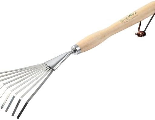 Burgon & Ball GTH/SSRMHRHS RHS Strauchrechen, Edelstahl, mittelgriffig