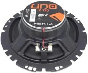 Hertz X 170 – 2-Wege-Koaxiallautsprecher 170 mm, PP-Membran, Neodym-Hochtöner, 120 W Spitzenleistung