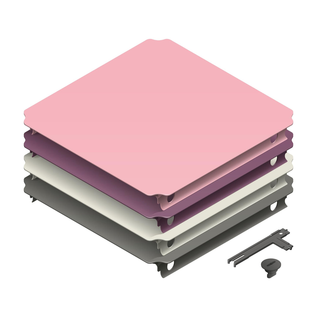 QUADRO Plattenset S Home – Erweiterungs-Set mit 4 grossen Platten für Plattformen und Stufen, ab 6 M