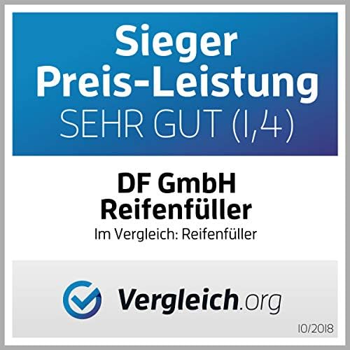 DF DF11046 Reifenfüller geeicht: Reifenfüllgerät, Momentstecker, 4er