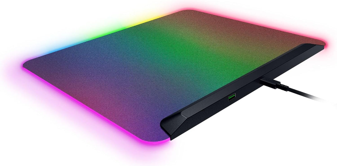 Razer Firefly V2 Pro - RGB-hintergrundbeleuchtete Gaming-Mausmatte - integrierter USB-Anschluss (15-