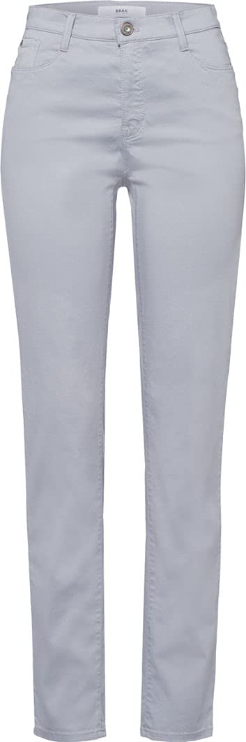 Brax Women's Mary Smart Cotton Trouser 26W / 30L Grey Melange, 26W / 30L Grey Melange