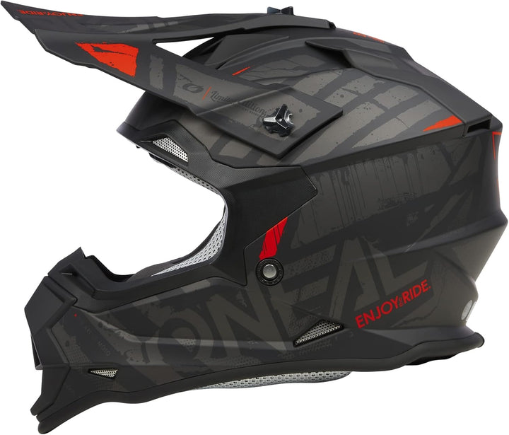 O'NEAL | Motocross-Helm | MX Enduro | ABS-Schale, Lüftungsöffnungen für optimale Kühlung | 2SRS Helm