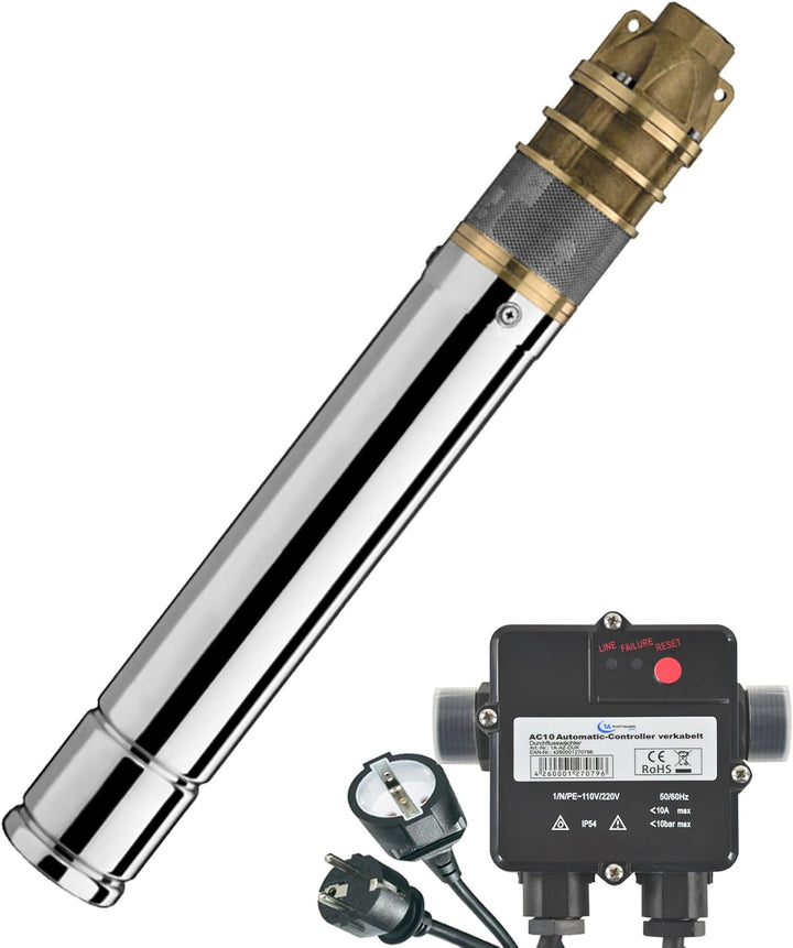 Druckwächter Automatic-Controller Durchflusswächter FLUOMAC® AC10 unverkabelt für Hauswasserwerk Pum
