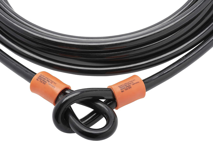 Burg Wächter Sicherheitskabel, Schwarz, 500 cm Single, Single