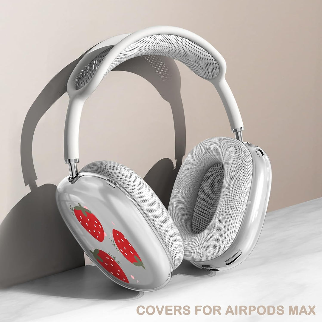 Transparent Schutzhülle kompatibel mit Apple AirPods Max 2024/2020,Kopfhörerabdeckung Zubehör+Univer