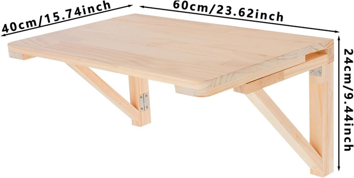 Wandklapptisch Wandmontierter Klapptisch Wandtisch Klappschreibtisch Computertisch Schreibtisch Kief