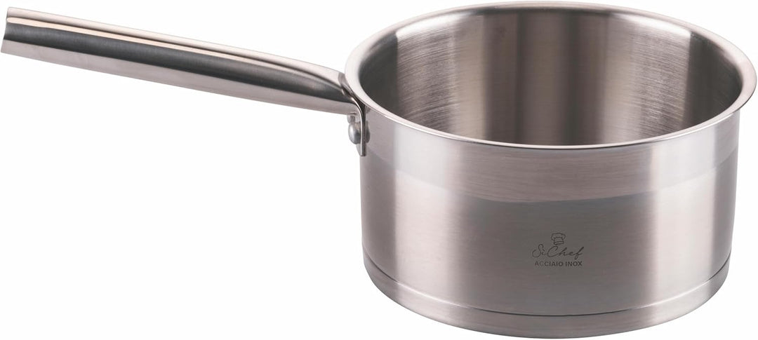 GALILEO SìChef Topfset, 15-teilig, Edelstahl 18/0, Induktion, Edelstahl
