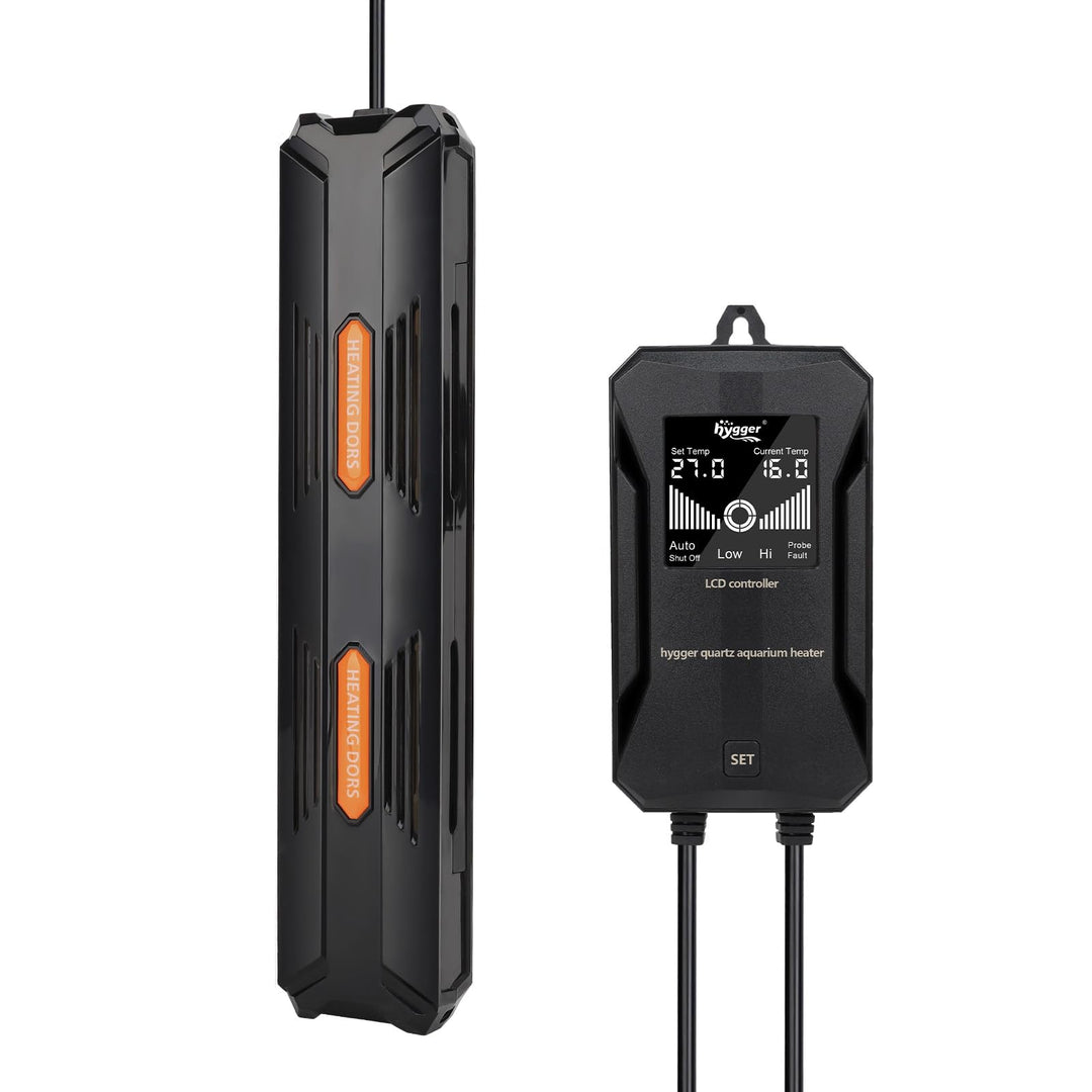 hygger Aquarium Heizung, 800W Temperatur Einstellbare Heizung für Aquarien, Aquarium Heizstab mit Ex