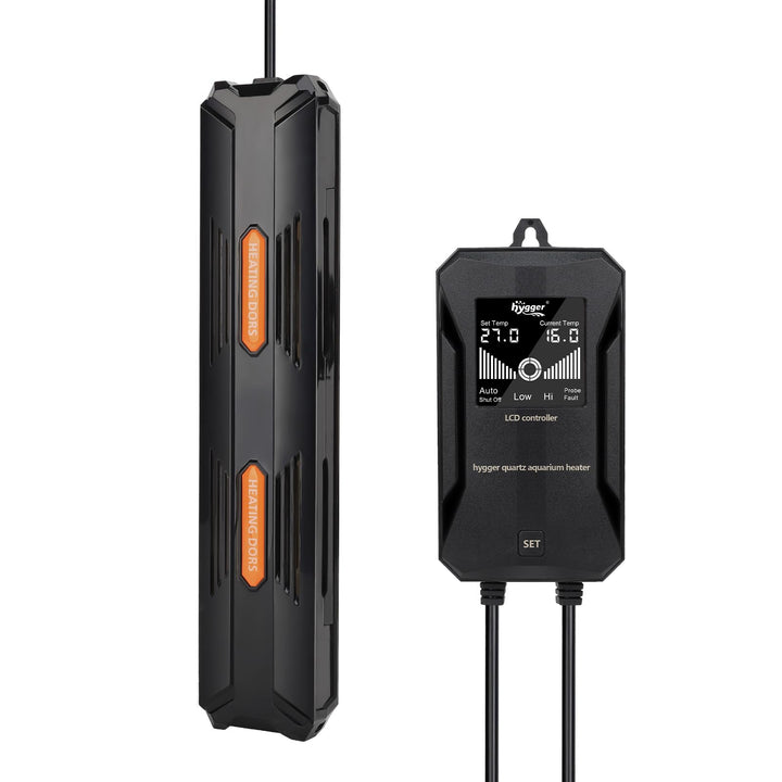 hygger Aquarium Heizung, 800W Temperatur Einstellbare Heizung für Aquarien, Aquarium Heizstab mit Ex