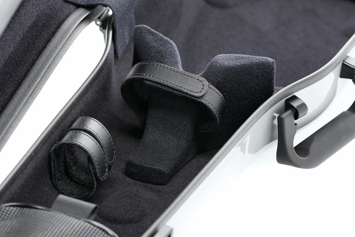 GEWA Violinformetui AIR 1.7 silber metallic / schwarz Made in Germany ohne zusätzlichen Seitengriff