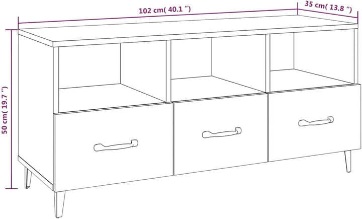 Tidyard TV Schrank Lowboard TV Möbel Tisch Board Sideboard Fernsehschrank Fernsehtisch HiFi-Schrank