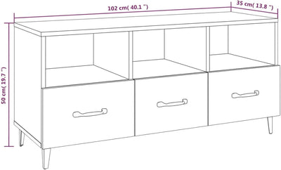 Tidyard TV Schrank Lowboard TV Möbel Tisch Board Sideboard Fernsehschrank Fernsehtisch HiFi-Schrank