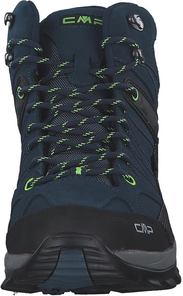 CMP Herren Rigel Mid Shoes Wp Trekking-Schuhe 40 EU Blue Ink Yellow Fluo, 40 EU Blue Ink Yellow Fluo