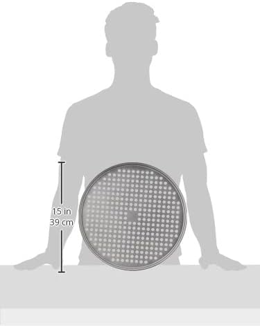 Cuisinart AMB-14PPP1 Pizza-Pfanne, 35,6 cm, klassisches Antihaft-Backgeschirr, silberfarben Silber/S