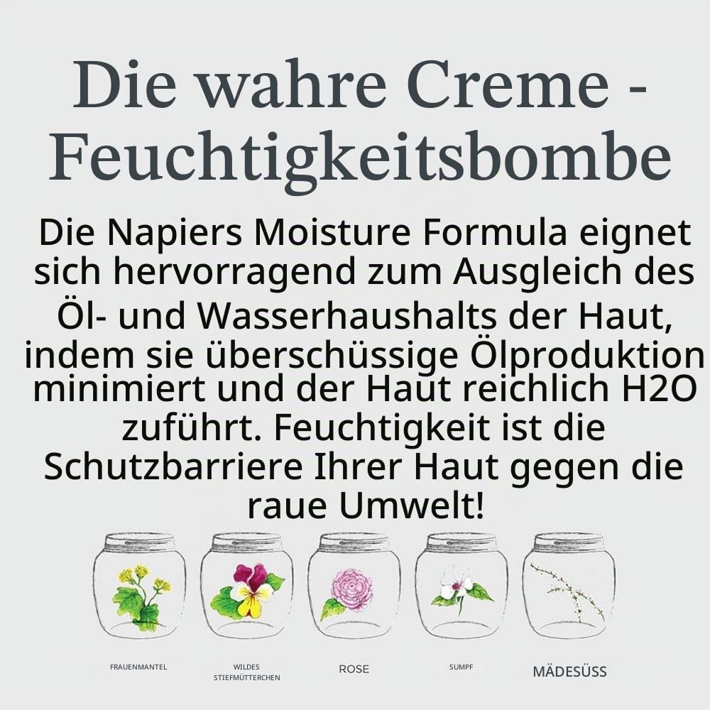 Belif True Cream Moisturizing Bomb 50ml, Langanhaltende Gesichtscreme, Kräutermischung, Glättende Le