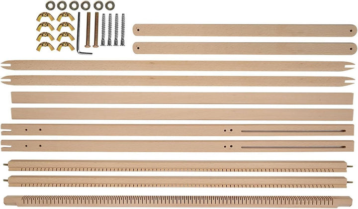 Sugoyi Holz Strickmaschine Handweben Maschine DIY Holz Handweben Maschine mit Einstellbarer Halterun