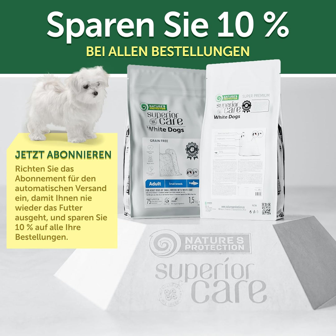 Nature's Protection Superior Care Trockenfutter für Hunde - Hypoallergenes Hundefutter Getreidefrei