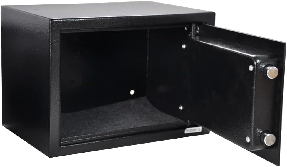 Tresor Möbeltresor Safe Mechanisches Kombinationsschloss + Doppelbartschloss Schranksafe Geldschrank