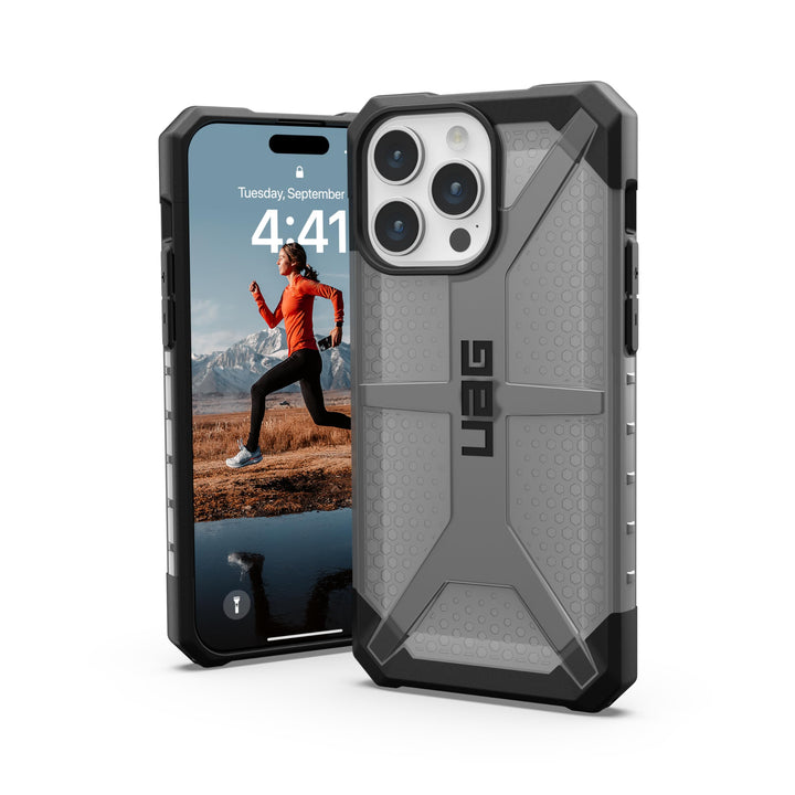 URBAN ARMOR GEAR Plasma Hülle kompatibel mit Apple iPhone 15 Pro Max [Wireless Charging kompatibles