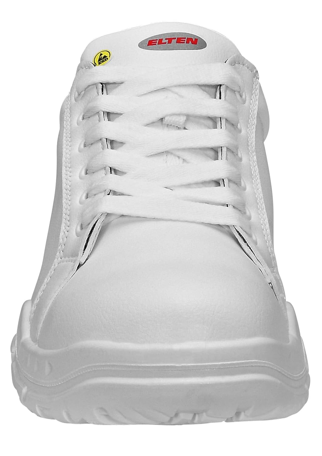 ELTEN Sicherheitsschuhe WHITE Loop Low ESD S2, Damen und Herren, Textil, Stahlkappe, leicht, klassis