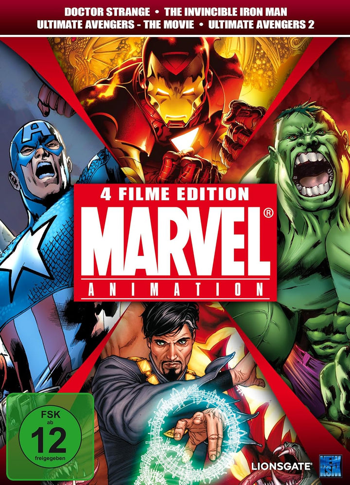 Marvel Animation Vol. 1 (Doctor Strange, The Invincible Iron Man, Ultimate Avengers 1 & 2) [4 DVDs]