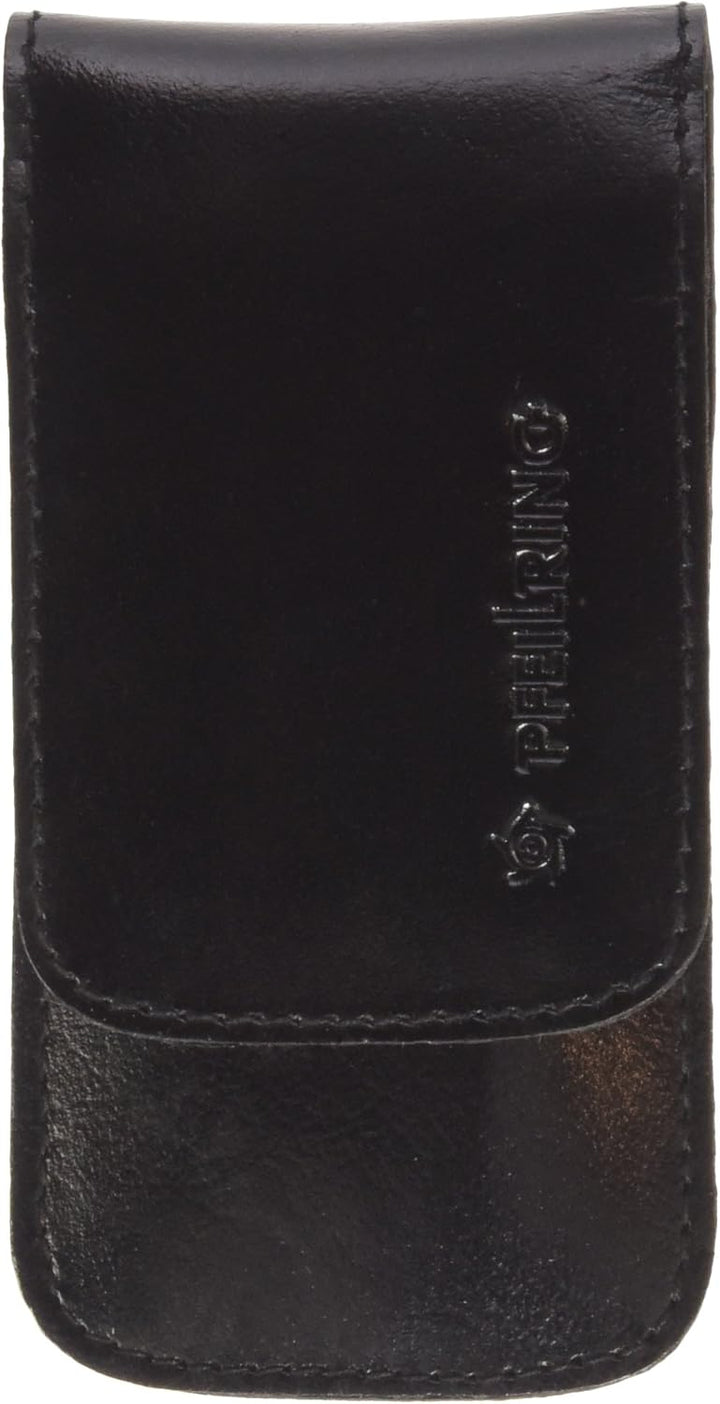 Pfeilring Taschenetui, Rindleder, schwarz, 3-TLG. Maniküre, Mehrfarbig, One Size