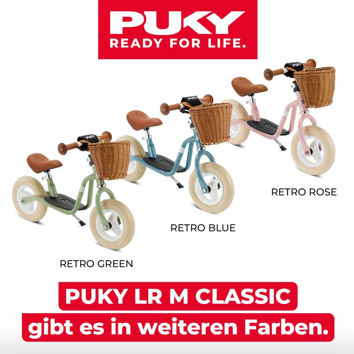 PUKY LR M Classic | sicheres und stylisches Laufrad | Lenker &amp; Sattel höhenverstellbar | rutschfeste
