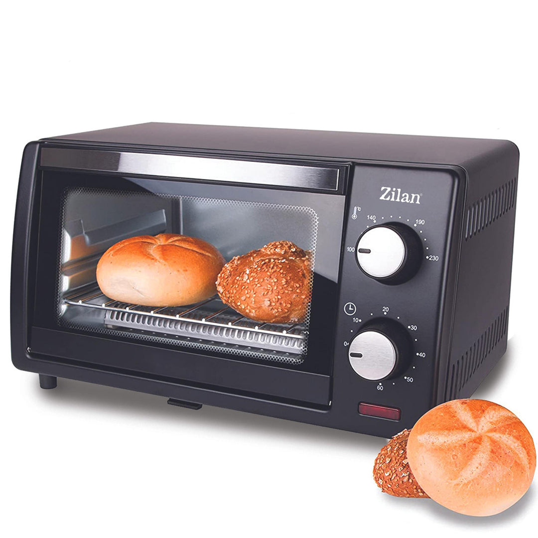 Mini Backofen 9 Liter | 60 min Timer | 800 Watt | 100°-230°C | Minibackofen | Backofen | Mini Oven |