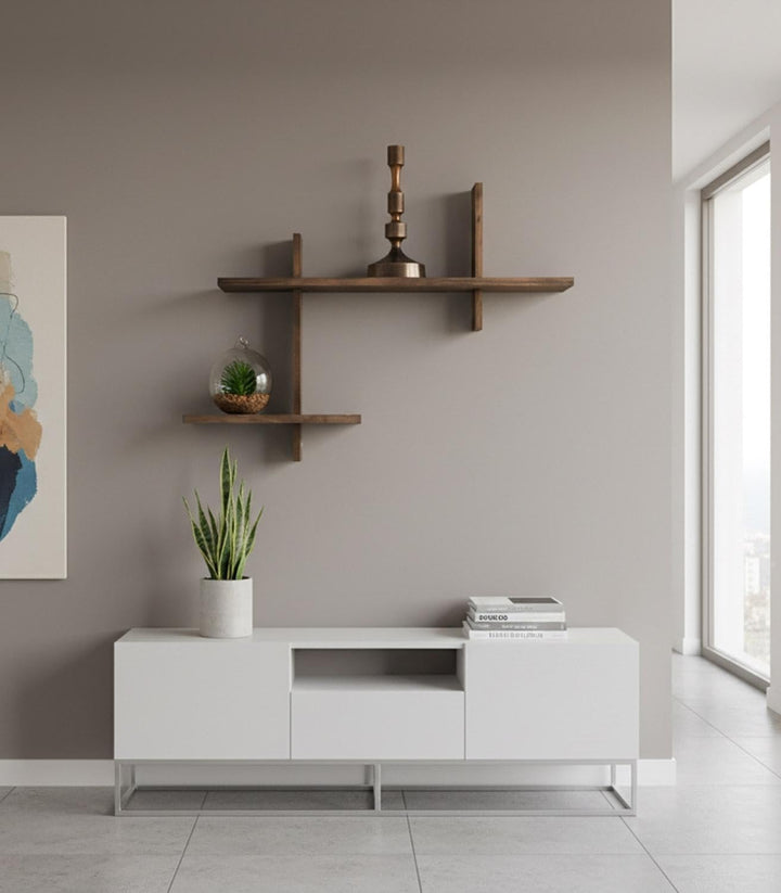 House Nordic Stiftwandregal 60 x 15 x 44 cm