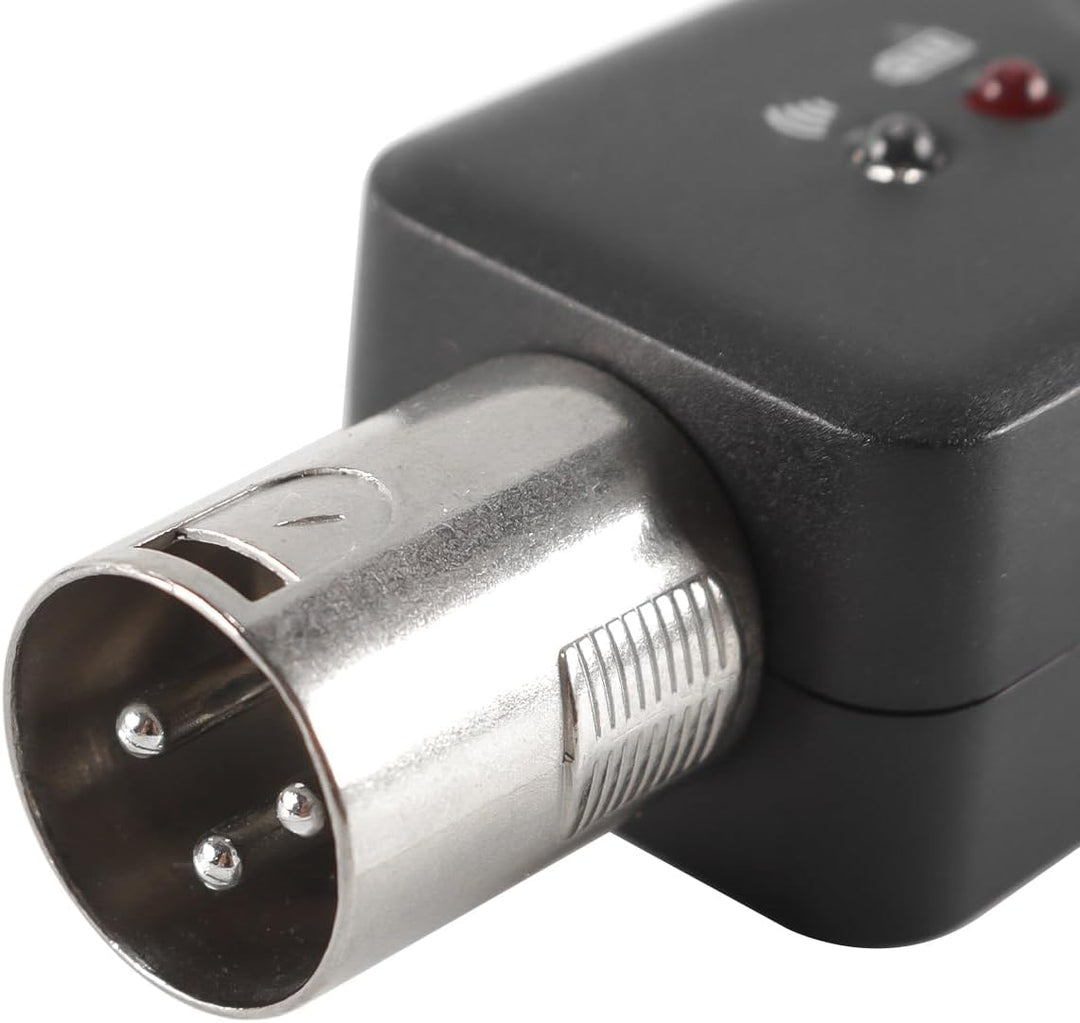 Ausi Drahtloses Mikrofonsystem Sender-Empfänger für dynamische Kondensatormikrofone Audiomischer Sou