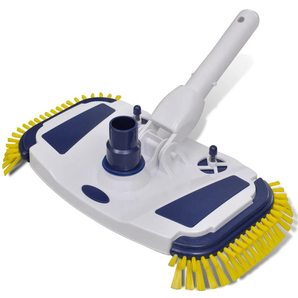 Poolsauger-Bürste für Bodenreinigung, 32/38 mm Schlauchanschluss, Pool Reinigungsbürste mit 7 untere