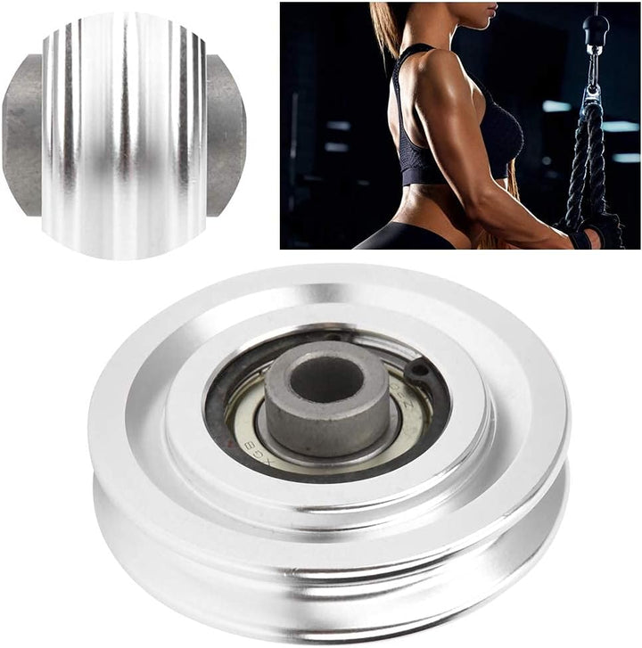Alomejor Krafttraining Riemenscheiben aus Aluminiumlegierung Übung Hardware Fitnessgeräte Zubehör Er